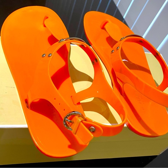 Orange Jelly Sandal - Picture 2 of 3
